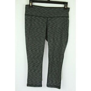 Ideology Leggings Size Small Gray Capri Crop Print Pocket